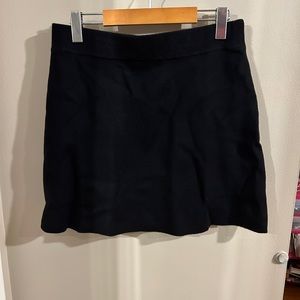 NWT Frank & Oak Compact Mini Skirt in Black